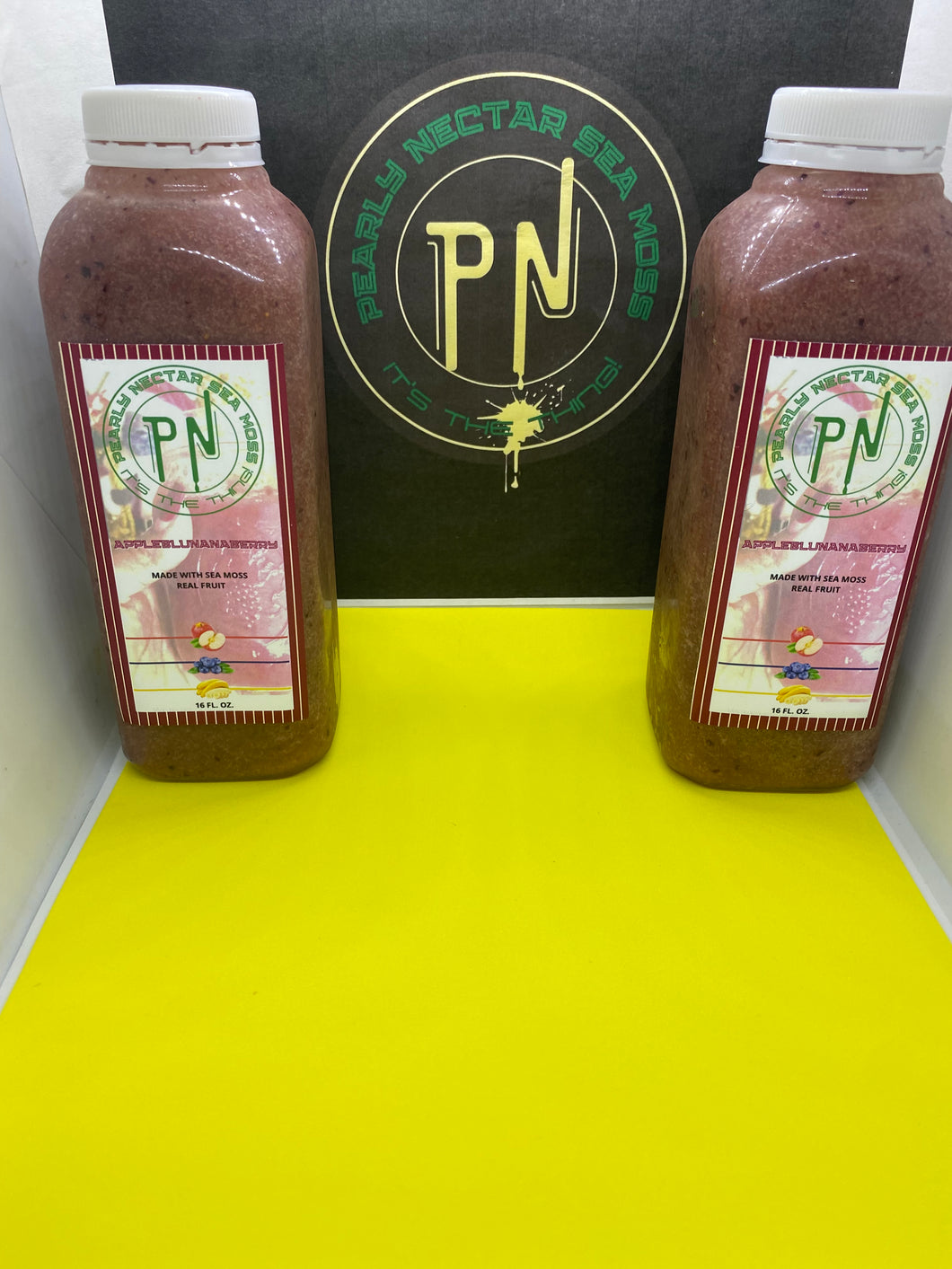 Large 16oz. Pearly Nectar Sea Moss Fruit Smoothie